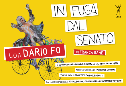 Dario Fo “in Fuga dal Senato”